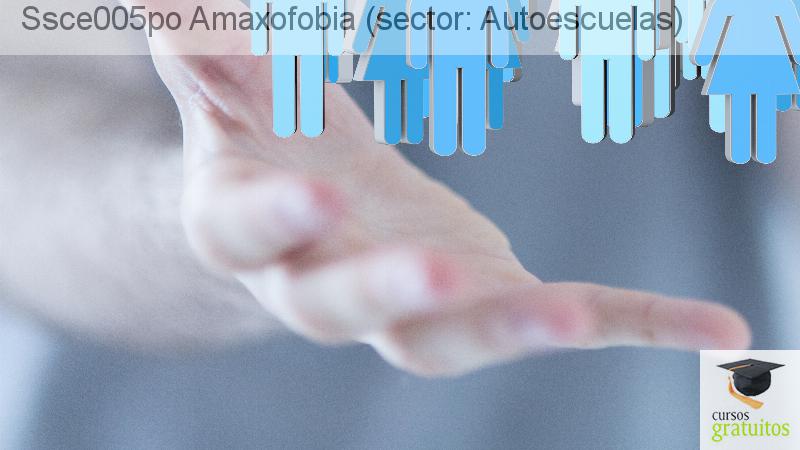 Cursos Para Trabajadores Amaxofobia (sector: Autoescuelas) Ssce005po cursos gratuitos